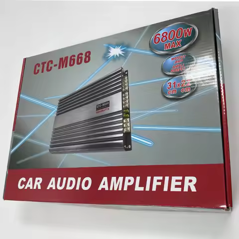 Professional Car Audio High Power Amp 4 Channel AB Car Subwoofer Amplifier Aluminum OEM Service 20 -