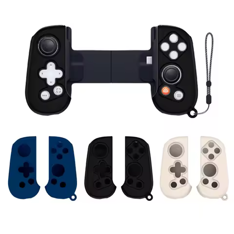 Silicone Grip Case Cover with Lanyard Protective Cover Case Game Controller Case Cover for Backbone 