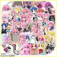 50PCS Bocchi the Rock stickers Suitcase laptop car battery scooter scooter waterproof sticker
