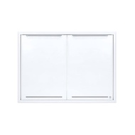 KING บานซิงค์คู่  PLAT-CURVE AIR 96x68.8 ซม. สีขาว