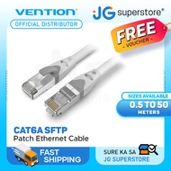 Vention 10m - 50m Cat6A STFP Patch Ethernet LAN Cable Gray w/ 10Gbps High-Speed RJ45