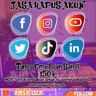 HAPUS PERMANEN AKUN FACEBOOK ,INSTAGRAM, TWITTER,TIKTOK, ASK FM,