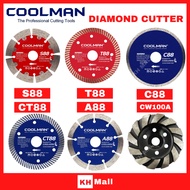 COOLMAN 4' DIAMOND CUTTER | CUTTING DISC CT88/S88/T88/C88/A88/CW100A 切割碟割片 PEMOTONG DISC