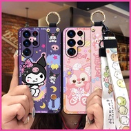 Anime phone case Phone Case For Samsung Galaxy S22 Ultra Phone Holder Wristband cell phone sleeve Fa