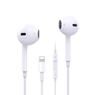 สำหรับหูฟังสำหรับ iPhone ดั้งเดิมของ Apple 14 13 12 11 Pro Max Earphone Lightning X XS XR 8 7 6 Plus SE Bluetooth หูฟังแบบมีสาย