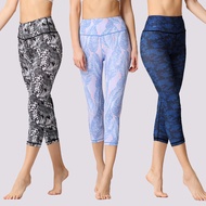 Printed Yoga Pants Cropped Yoga Pants Sports Leggings Women Yoga Clothes Cropped Pants High Elastic 