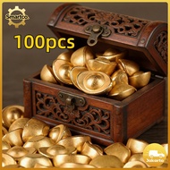 100pcs Yuan Bao Yuan Bao Feng Shui Home Ornament Yen Pao Ornament Mini Yen Bao