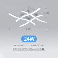 【A VOGUE】  24W Modern Led Ceiling Lights Led Chandelier Ceiling Lighting AC90-260V Ceiling Lamp For 