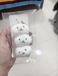 EXO伯賢特來騎白團子鎖匙扣