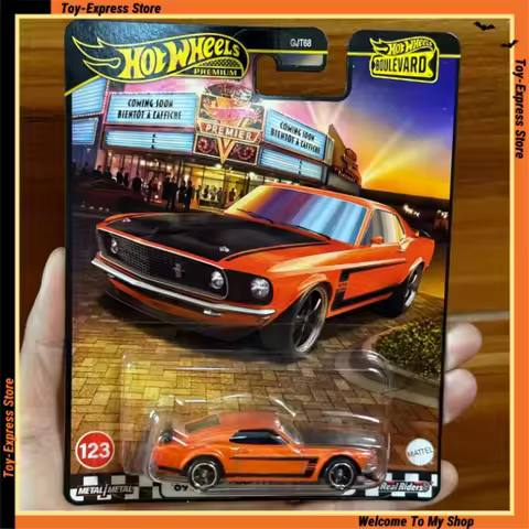 Hot Wheels 2025 Premium Boulevard Mix 2 1/64 Car Model Ford Mustang Boss 302 Hotwheels 1:64 Diecast 