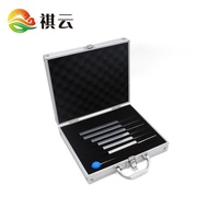 Six-Piece Aluminum Case Aluminum Alloy Yoga Tuning Fork Set528852HZ 741639Tuning 396HZ417 LGDE