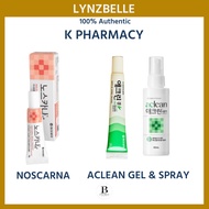 Aclean Gel 20g | Aclean Spray | Noscarna Gel 20g | Soothing Skin Mark Gel