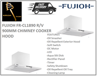 FUJIOH FR-CL1890 R/V 900MM CHIMNEY COOKER HOOD / FREE EXPRESS DELIVERY