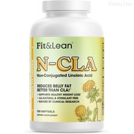 Fit & Lean N-CLA, Weight Loss Supplement, Reduces Belly Fat, 120 Ser HE8I