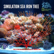 AQUARIUM Simulation Sea Iron Tree Coral Branches White Black Red Fish Tank Landscaping Aquarium Deco