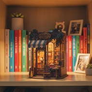 Halom book nook Tea Books DIY model