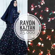 KAIN RAYON KAIN KATUN RAYON KAIN BUNGA DRESS