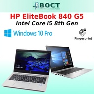 Refurbished HP EliteBook 840 G5 / Intel Core i5 8th Gen / 14" FHD IPS screen / Windows 10 Pro