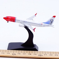 1: 400 JC Wings Alloy Airliner Model Norwegian Airlines B737 MAX8 EI-FYB