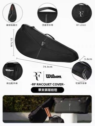 กระเป๋าเทนนิส Wilson 2 ใบ กระเป๋าสะพายไหล่ กระเป๋าเทนนิส 6 ใบ กระเป๋าเดินทางสำหรับผู้ชายและผู้หญิง ก