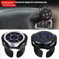 CFT  Car Wireless Bluetooth Media Button Remote Controller Motorcycle Bike Steering Wheel MP3 Music 