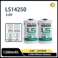 2-10PCS 3.6V  LS14250 1/2AA TL-5902 Lithium Battery For PLC Electricity Water Gas Meter Real Time Cl