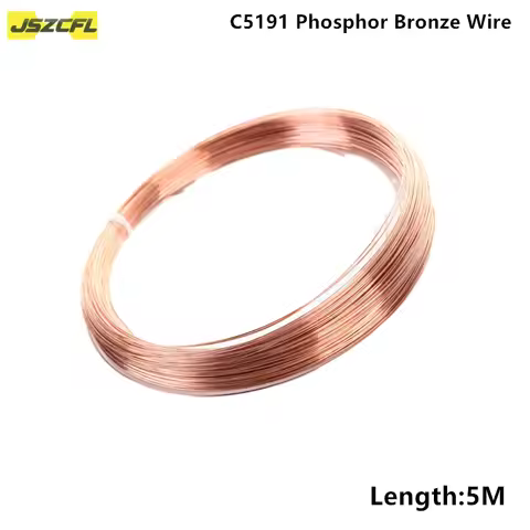5M C5191 Phosphor Bronze Wire Diameter 0.2/0.3/0.4/0.5/0.6/0.7/0.8/1/1.5/1.8/2/2.5/3mm Phosphorous C