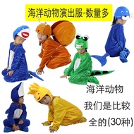 Sea Animal Children's Costume Crocodile Shark Dolphin Sea Lion Sea Eel Blue Whale Sea Anemone Underw