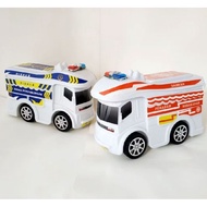 (KIDSMANIA) POLICE CAR PATROL & AMBULANCE AMBULANCE AMBULANCE IM-1157
