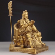 W-6&amp; Home Office Decoration Tongguan Gong Reading Book Guan Gong Statue of God of Wealth Guan Gong Reading UMCO