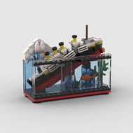 Titanic Ship Bottle Small Particles Moc Childrens Assembled Technology Educational Toys Compatible W