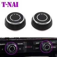 Car Dashboard CD Player Audio Volume Radio Knob Cover Multi-Media Control Switch Button For Porsche 