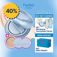 [fwee] Glass Cushion Foundation [Refill Set] – 13g Cushion + 13g Refill + 2 Puffs