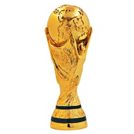 【GoE】-2022 Qatar Trophy Full Gold Plated Resin Cup Model Souvenir Football Crafts Decoration Fans