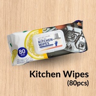 Kitchen Cleaning Wipes – Lemon Scented, 80pcs