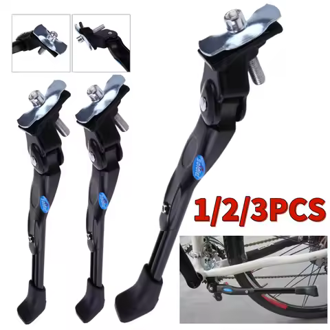 Bike Kickstand Bike Side Kickstand with Inner Six Angle Screw Parking Rack Middle Support for 16inch