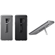Samsung Galaxy S9 Protective Standing Cover (Silver / Black)