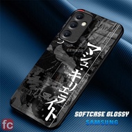 Glossy Softcase Samsung A15 A25 A35 A55 |Fr75| Aesthetics Asthetic Graffiti Motif Camera Protector