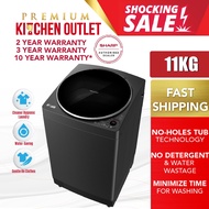 Sharp 11kg Top Load Fully Auto Holeless Tub Washing Machine ESW1109S | Hitachi 11KG Top Load Washing