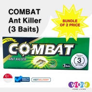 [Bundle Of 2] Combat Ant Killer , 3 Baits