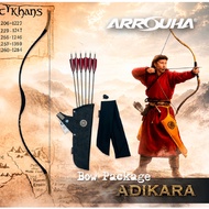 Arrouha Adikara Pakej Pemula Sukan Memanah Tradisional 30 lbs - 45 lbs