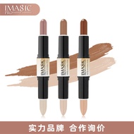IMAGIC Double-Headed Highlighter Concealer Stick Nose Shadow Shadow Brightening Concealer Highlighte