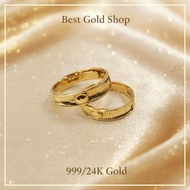 24k / 999 Gold Couple Ring V16 by Best Gold Shop
