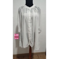 PRELOVED TOP WHITE BIGSIZEWanita (B-221)