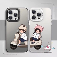 Compatible Case For iphone 16 15 11 14 13 12 Pro Max XR X XS Max 16 7 6S 15 6 8 Plus SE 2020 Couple 