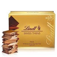 Lindt Swiss Thins Dark Chocolate 125g