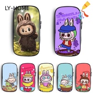 LY Pencil Cases, Cute Cartoon Large Capacity Labubu Pencil Bag, Gift Stationery Box for Labubu