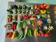 水果食物飲品卡通冰箱磁石貼,可交換壽司郎萌抱壽司迷你模型