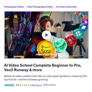 Make Ai Video Course - AI Video School Complete Beginner to Pro, Veo3 Runway & more