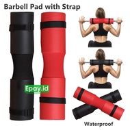 Barbell Pad with Strap Full Foam Squat Shoulder Support Fitness Gym